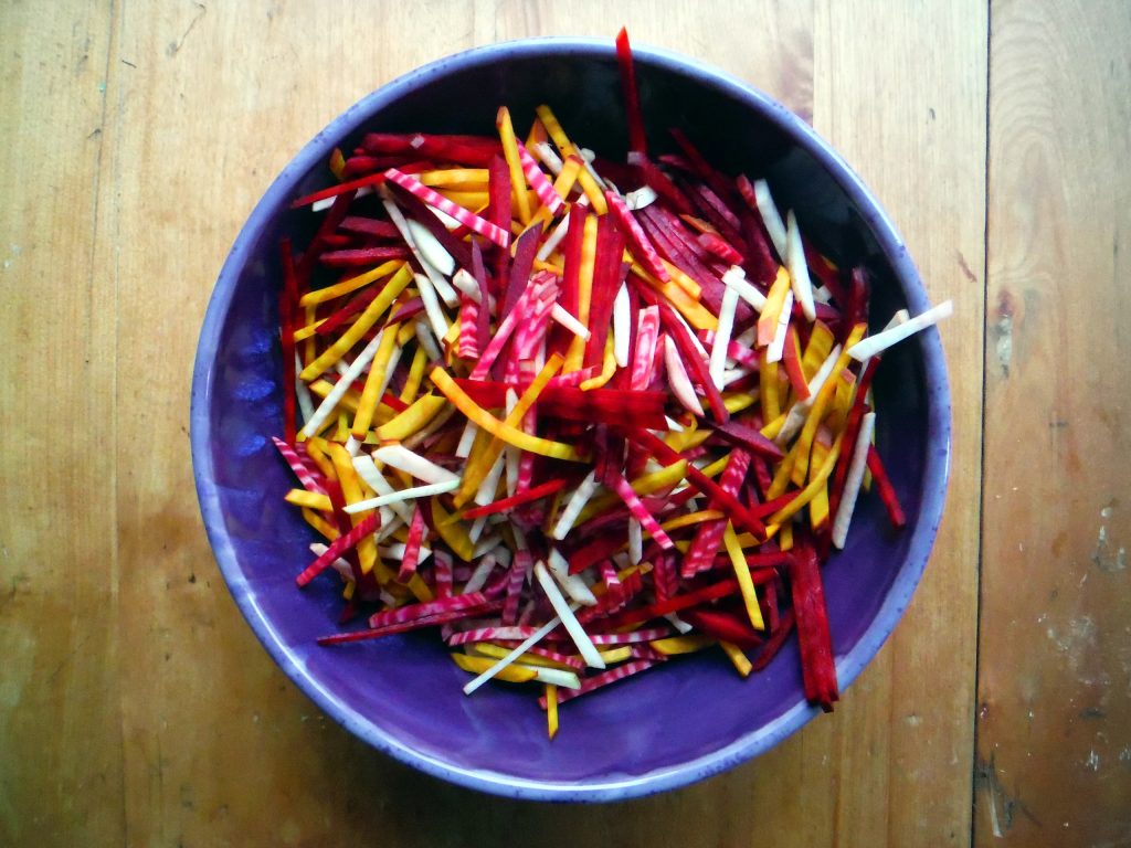 Rainbow Borscht - PEI Potatoes
