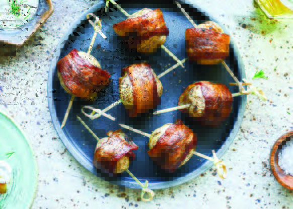 Bacon Bundled Potato Bites