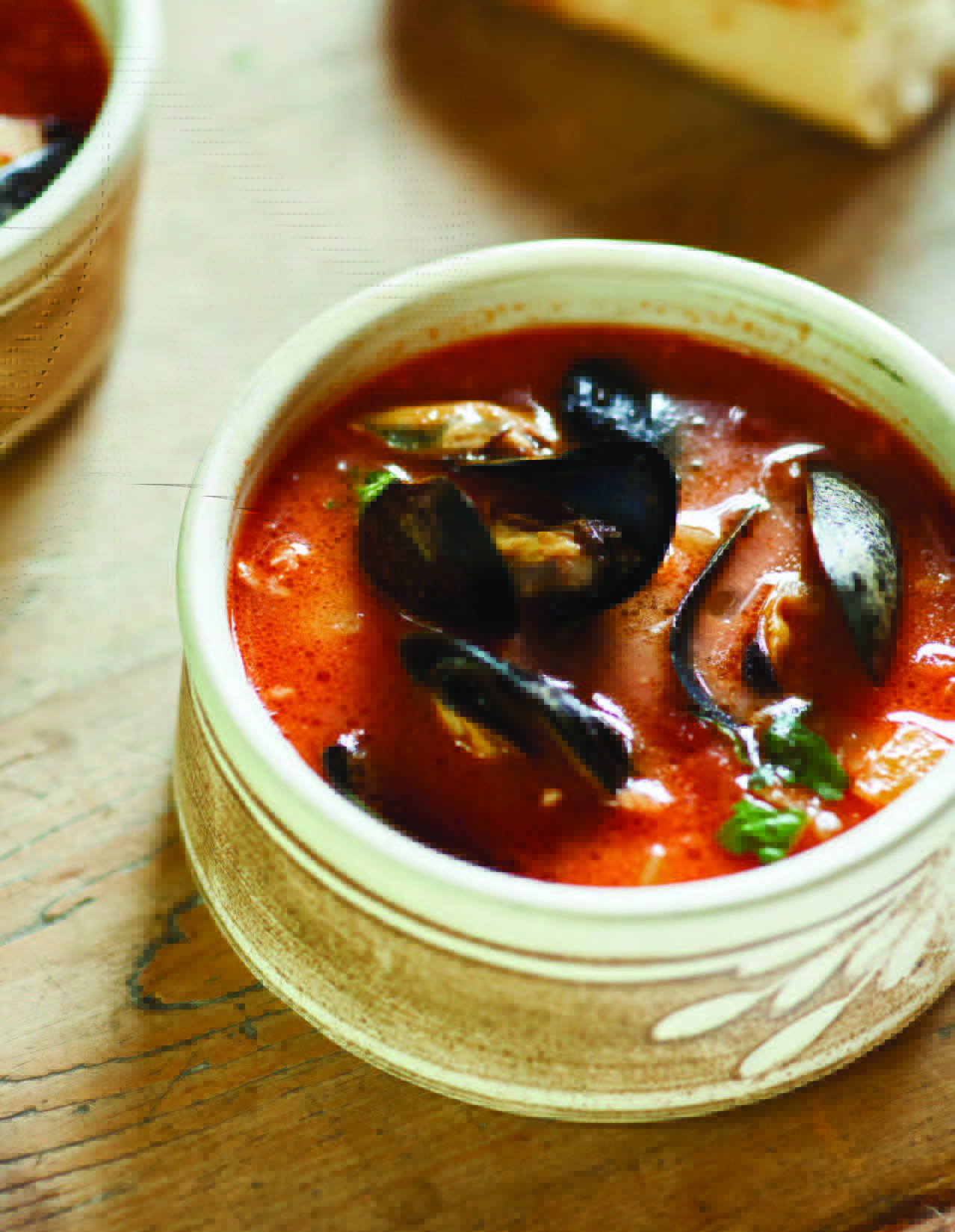 Mussel + Tomato Chowder