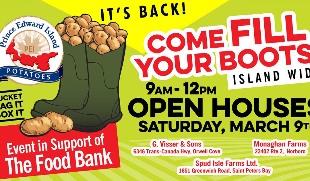 Three Island Farmers Unite to Host Fill Your Boots Event – A Free Potato Giveaway!