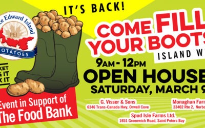 Three Island Farmers Unite to Host Fill Your Boots Event – A Free Potato Giveaway!
